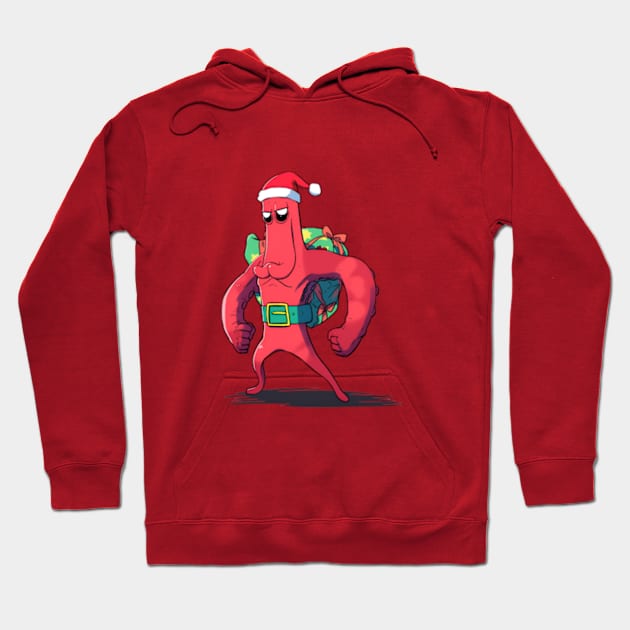 Bold And Brash, Santa, Santa Costume, Gift, Christmas, Funny Christmas Hoodie by PapaDPainters